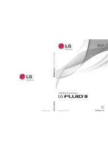 LG Fluid II manual. Camera Instructions.